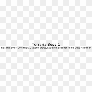 Terraria Boss 1 Sheet Music 1 Of 61 Pages - Parallel Clipart