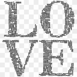 Free Love Words Png Transparent Images Pikpng