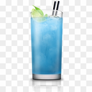 Blue Kamikaze - Blue Long Island Cocktail Clipart