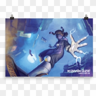 Kamikaze "charged Descent" Print - Poster Clipart