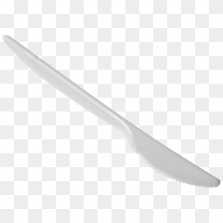 Knife Transparent Eating - Tube Pvc Blanc Carré Clipart