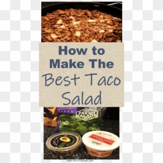 How To Make The Best Keto Taco Salad - Açaí Na Tigela Clipart