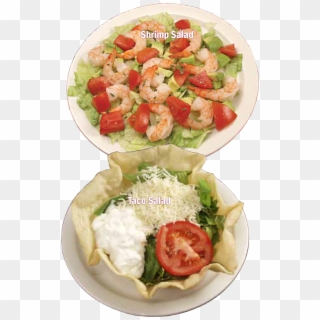 A Shrimp Salad And Taco Salad - Caesar Salad Clipart