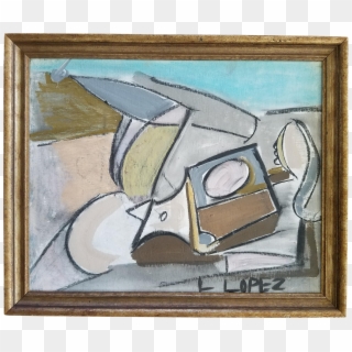 Cubism Drawing Face - Picture Frame Clipart
