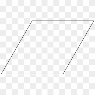 Rhombus - Line Art Clipart