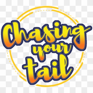 Chasing Your Tail Banner Title - Illustration Clipart