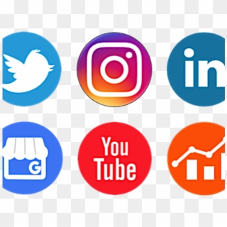 Social Media Icons Clipart Social Platform - Logos Transparent Social Media Icons Png