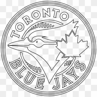Toronto Blue Jays Logo Coloring Page Stencil Outline - Blue Jays Colouring Pages Clipart
