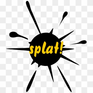 Splat Free Stock Photo Illustration Of A Paint Splatter - Splat Clipart - Png Download