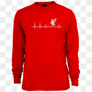 Liverpool Fc Heartbeat Sweatshirt - Sonic The Hedgehog Christmas Jumper Clipart