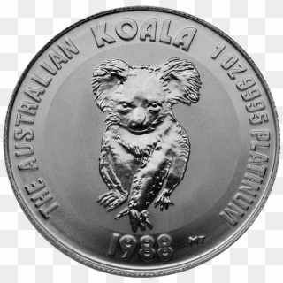 1 Oz Australian Platinum Koala Clipart