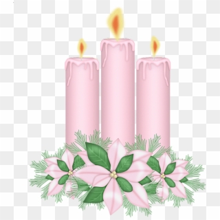 Candles Png Clipart - Pink Candle Clipart Transparent Png