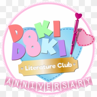 Oc Edited Mediahappy Anniversary To Our Beloved Literature - Doki Doki Literature Club Icon Clipart