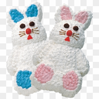 Bunny Robert And Robin Cake - Stuffed Toy Clipart
