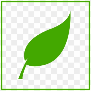 This Free Icons Png Design Of Green Leaf With Border Clipart