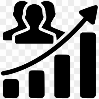 Audience Growth Chart Svg Png Icon Free Download - Audience Growth Icon Clipart