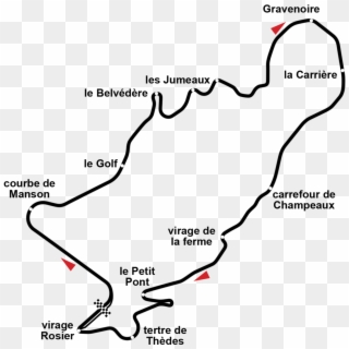 French Grand Prix Circuit Clipart