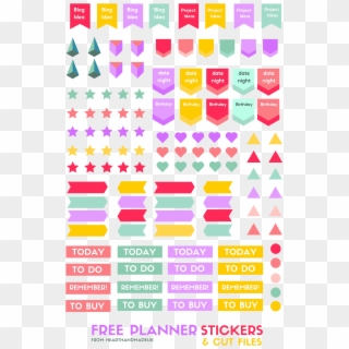 Free Planner Stickers Png Clipart