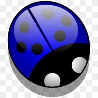 Blue Ladybug Icon Clipart