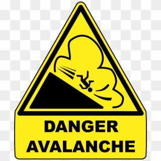 This Free Icons Png Design Of Avalanche Warning Sign Clipart