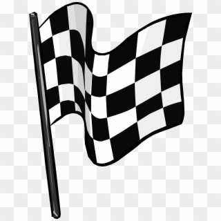 Racing Flag Free Png Image - Flag White And Black Png Clipart