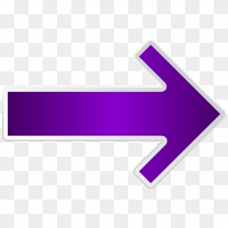 Arrow Purple Right Transparent Png Clip Art Image - Purple Arrow Png