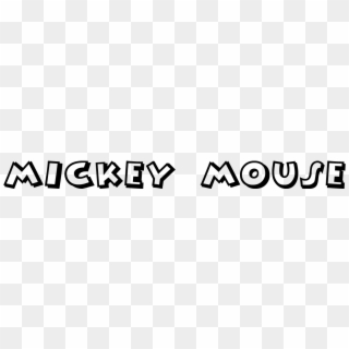 Mickey Mouse Font Download Famous Fonts - Mickey Clipart