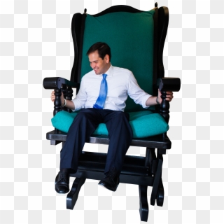 Personmini Marco Rubio - Kid Sitting In Giant Chair Clipart