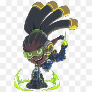 535 X 750 17 - Overwatch Lucio Chibi Png Clipart