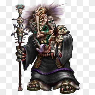 In Combat The Witch Doctor Will Give Nearby Allies - Chunder War For The Overworld Clipart