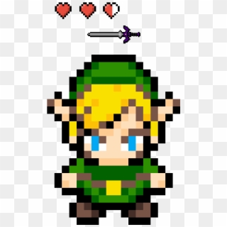Zelda <3 - Four Swords Link Sprite Clipart