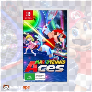Mighty Ape Games - Mario Tennis Aces Switch Clipart