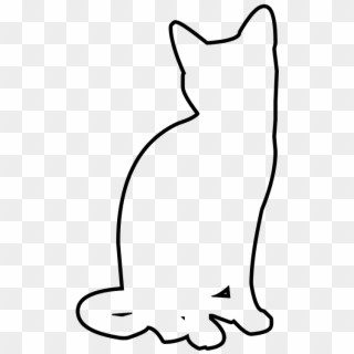 Outline Of A Cat - Transparent Outline Of A Cat Clipart