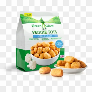 Available In Broccoli, Broccoli And Cheese And Cauliflower, - Cauliflower Tots Green Giant Clipart