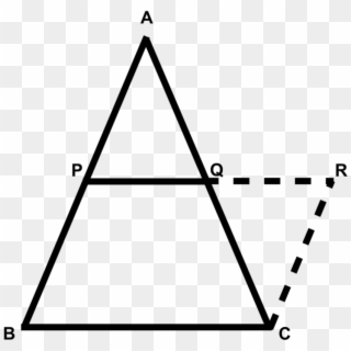 In Triangle Abc, D And E Are Midpoints Of Ab And Ac - Triangle Clipart