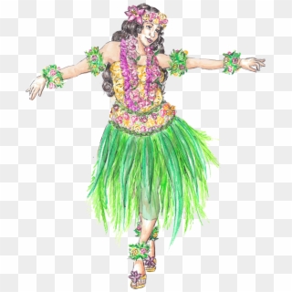 #hawaii #hawaiian #luau #hula #huladancer #huladance - Costume Clipart