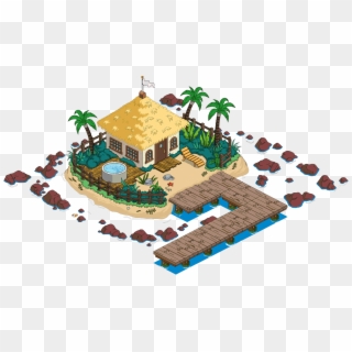 Private Island - Simpson Tapped Out Island Clipart