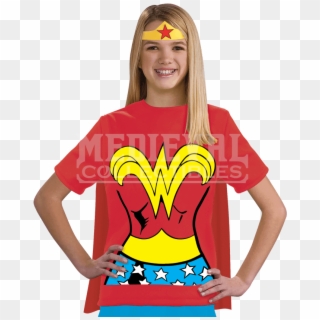 Wonder Woman Costume T Shirt Clipart