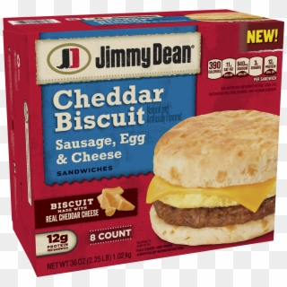 Jimmy Dean Sausage, Egg & Cheese Cheddar Biscuit Sandwich, - Fast Food Clipart