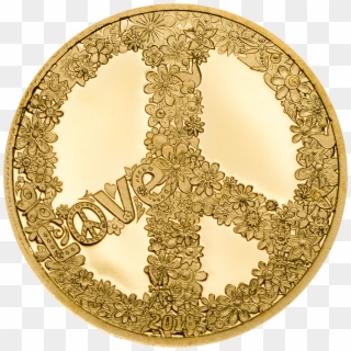 2018 $1 Palau Love And Peace - Coin Clipart