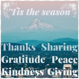 'tis The Season For Gratitude - Poster Clipart