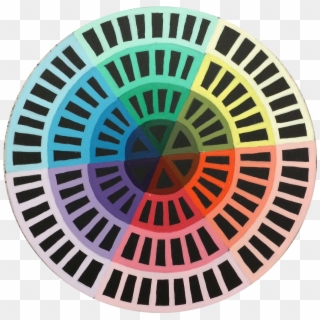 Color Wheel Mandala Exemplar - 24 7 Vector Png Clipart