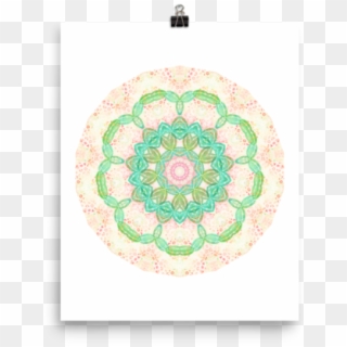 Colorful Cactus Art Mandala Art Spiritual Art California - Circle Clipart