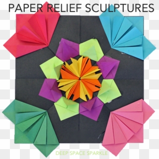 Try This Paper Craft With Your Kids And Learn Radial - Radial Design Paper Sculpture Clipart