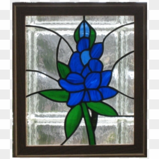 Bluebonnet - Stained Glass Clipart