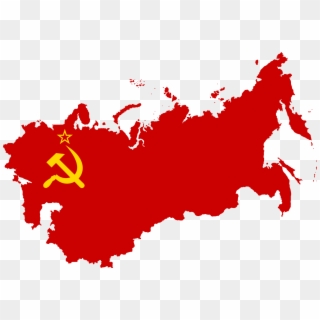 Soviet Flag Png - Soviet Union Flag Map Clipart