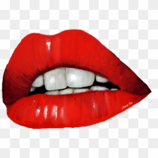 #lips #hotlips #hot #cool #mouth #best #popular #red - Tongue Clipart
