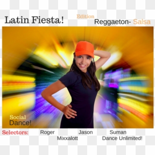 Free Entrance Latin Fiesta Reggaeton Salsa Edition - Girl Clipart