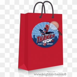 Amazing Spiderman Favor Tags - Paper Bag Clipart