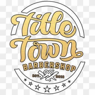 Title Town Barbershop - Illustration Clipart